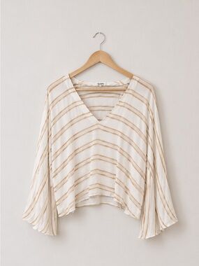 Anthropologie Guapa Striped Kimono Top Small